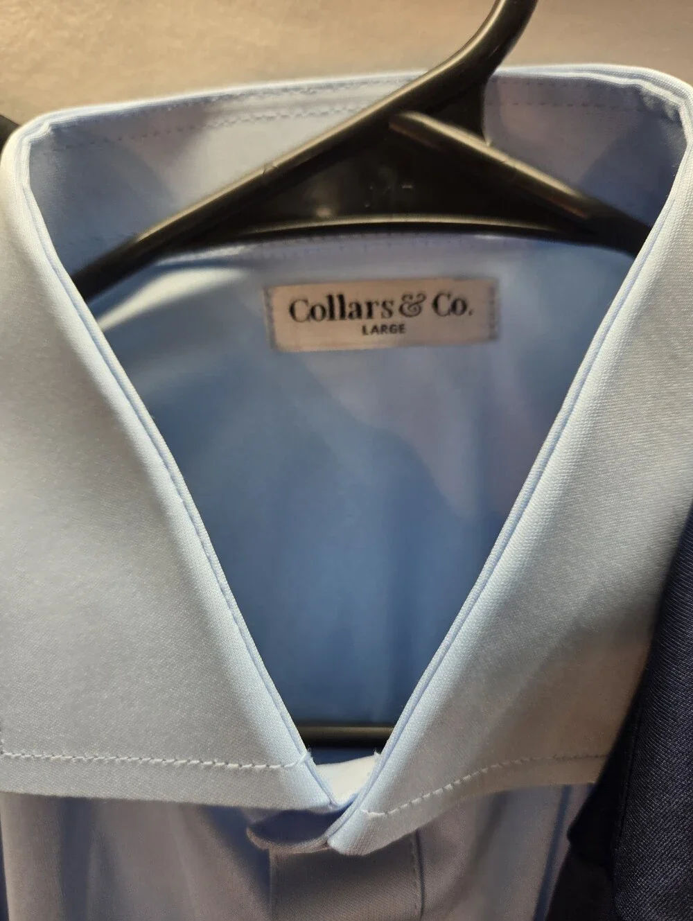 Lot of 5 Collars & Co Men's Size Large Polo Dress Shirts NWT & NWOT